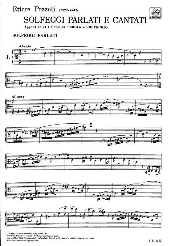 Solfeggi Parlati E Cantati